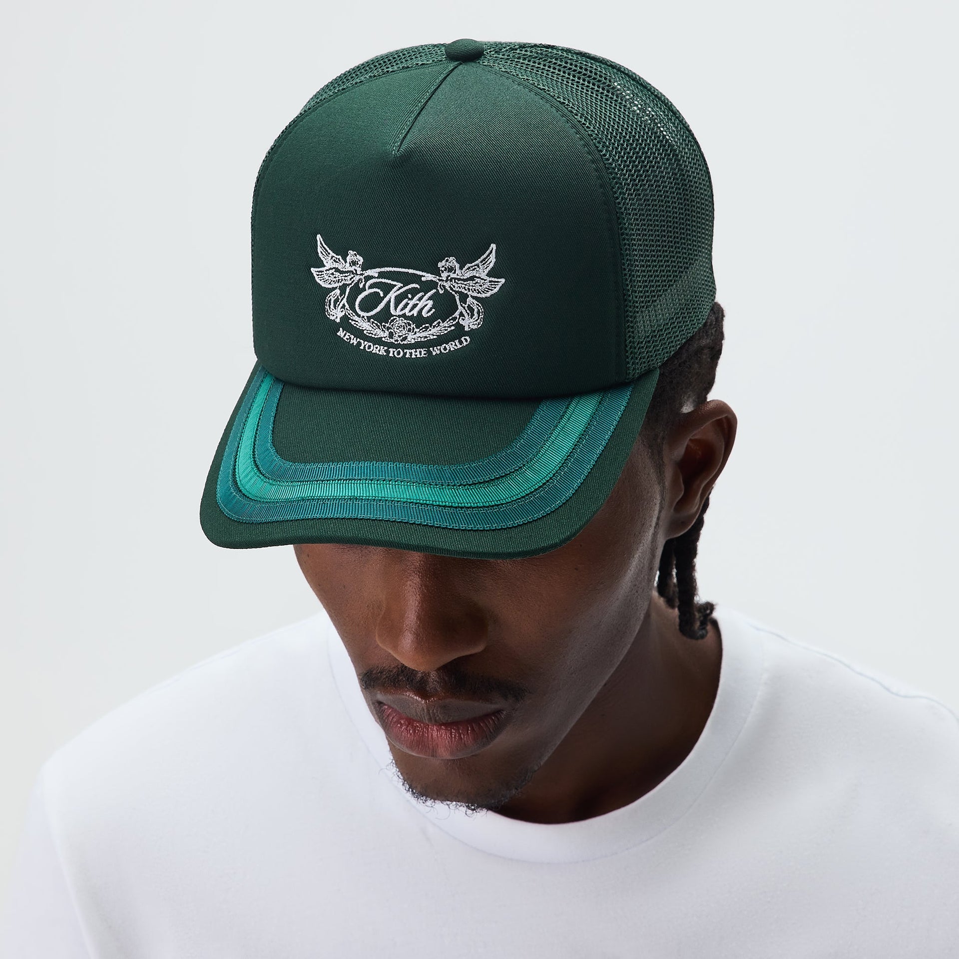 Kith Twill Nolan Trucker Hat - Algae