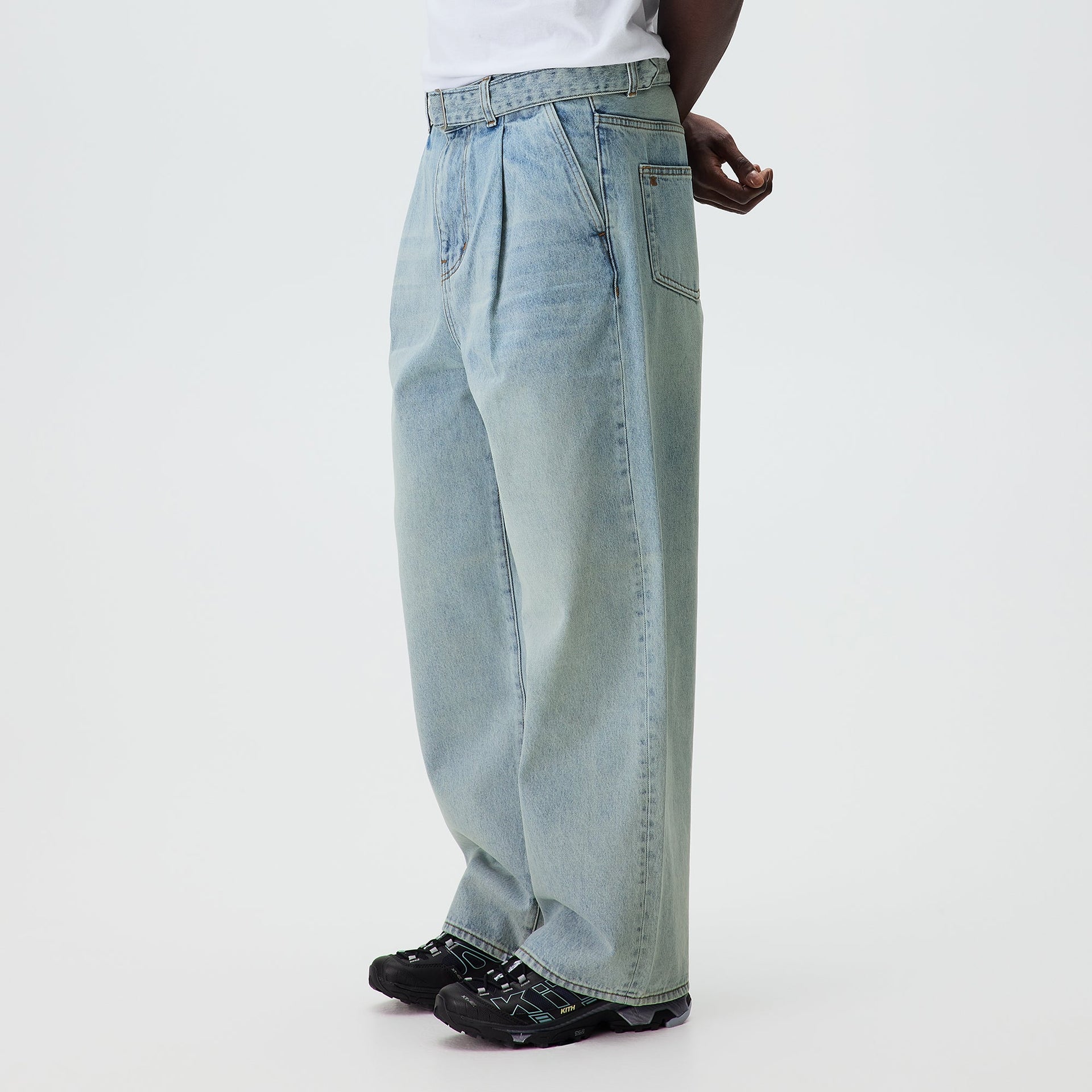 Kith Belted Jaime Denim Pant - Light Indigo