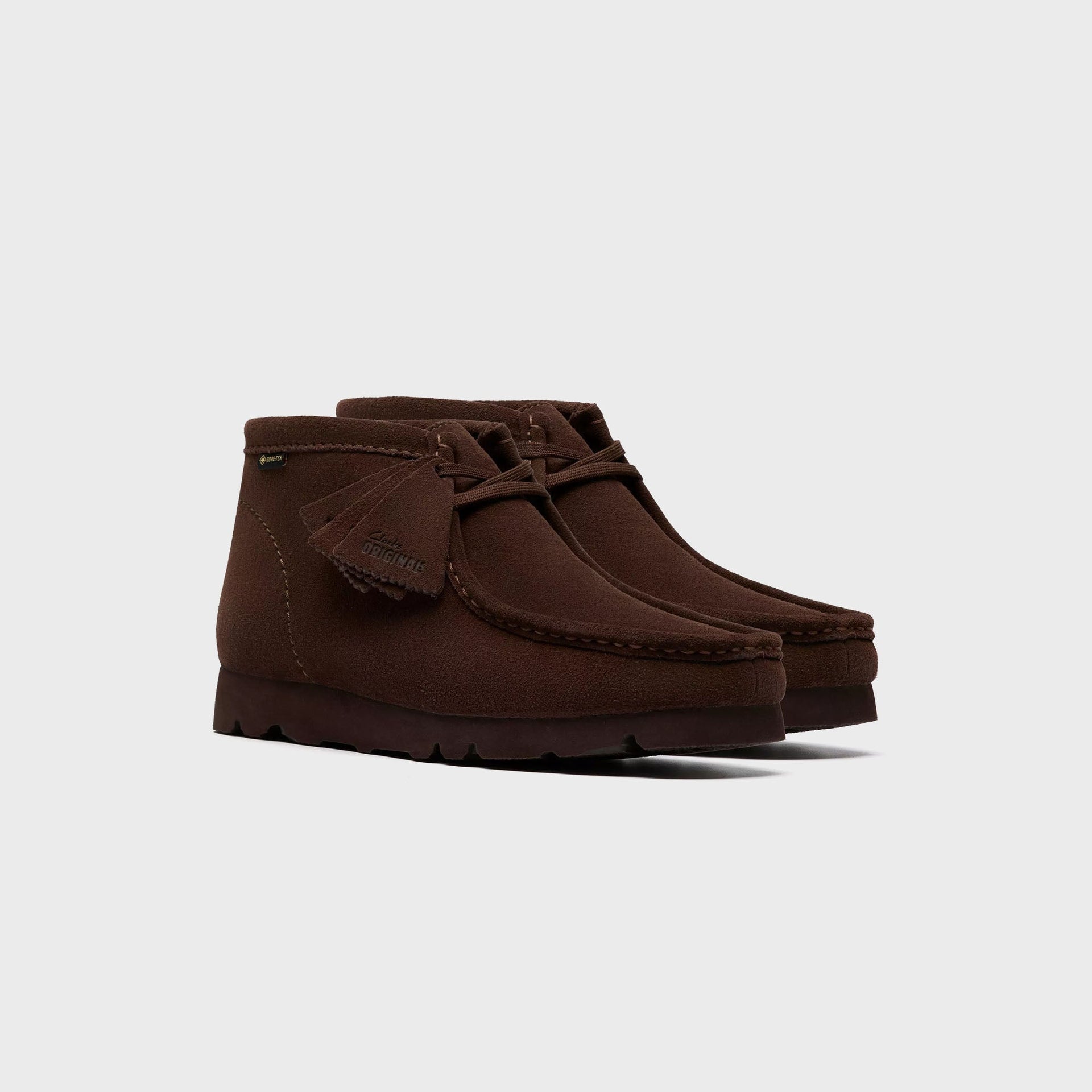 Clarks Wallabee GTX - Dark Brown Suede