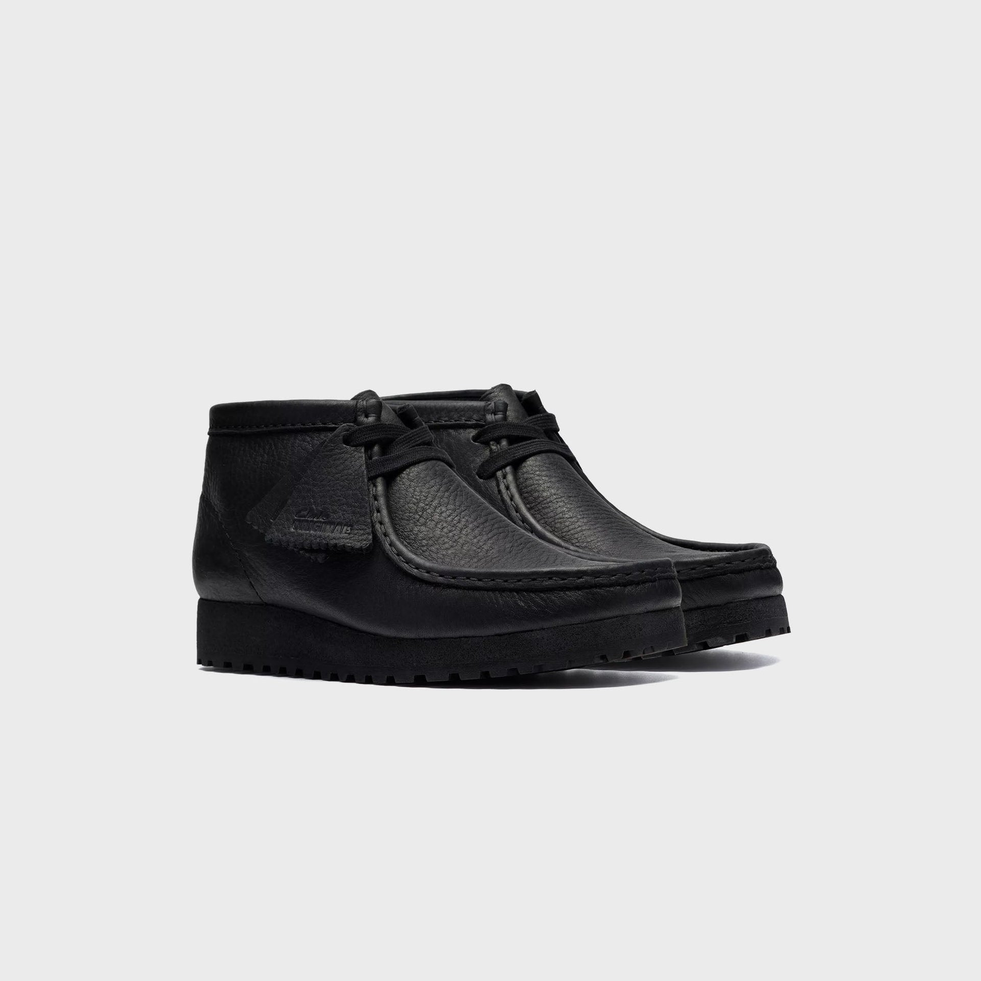 Clarks WMNS Wallabee RB Boot - Black / Black