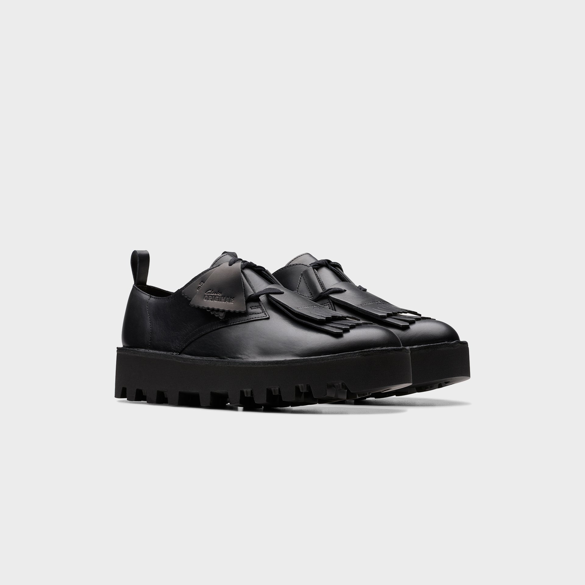 Clarks x Engineered Garments Desert Khan - Black Smooth