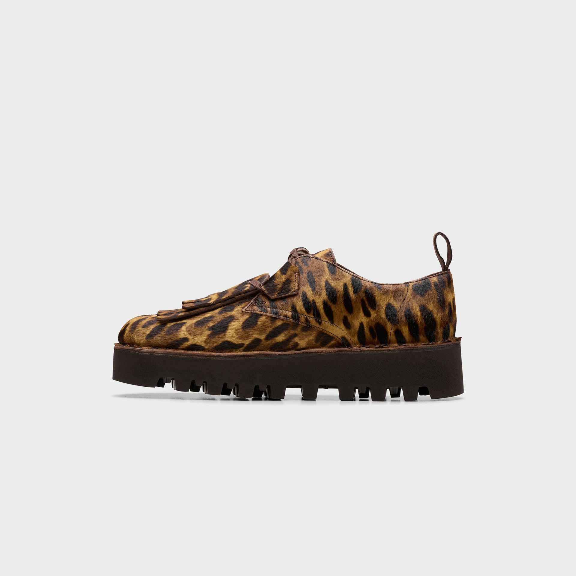 Clarks x Engineered Garments Desert Khan - Leopard Pony