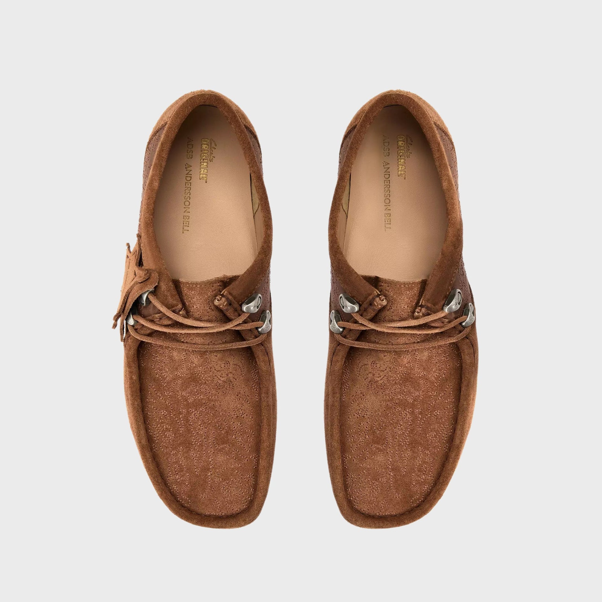 Clarks x Andersson Bell Wallabee Embroidery - Tan