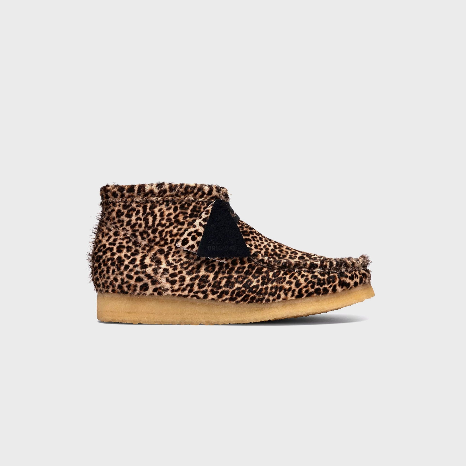 Clarks Wallabee Boot - Leopard Print