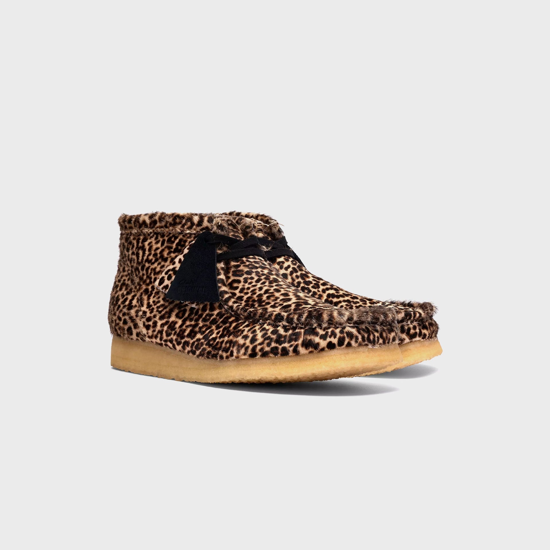 Clarks Wallabee Boot - Leopard Print