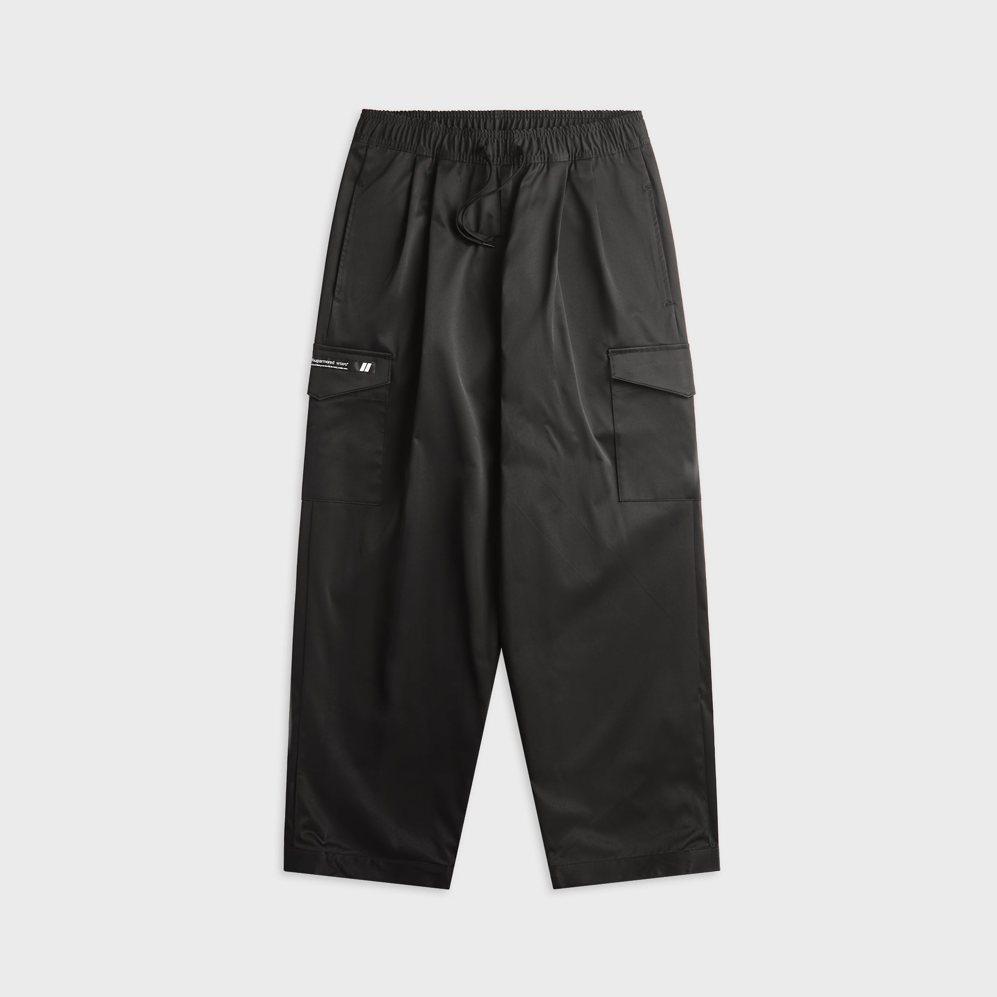 WTAPS MILT2601 Poly Satin Trouser - Black – Kith