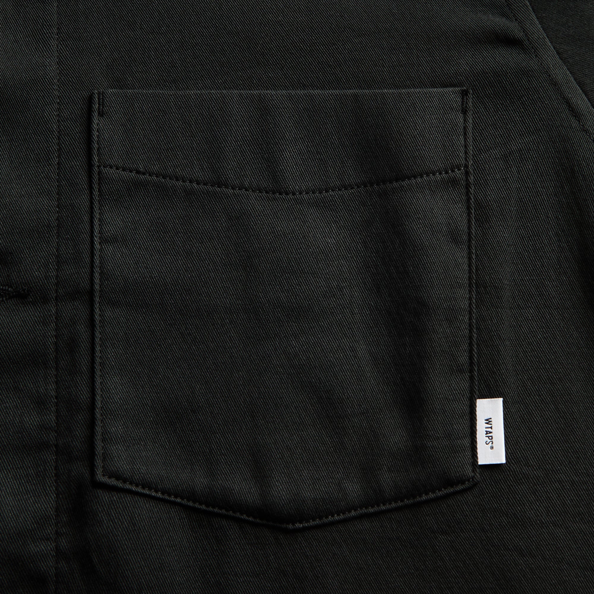 WTAPS CBW Cotton Twill Long Sleeve Shirt - Black – Kith