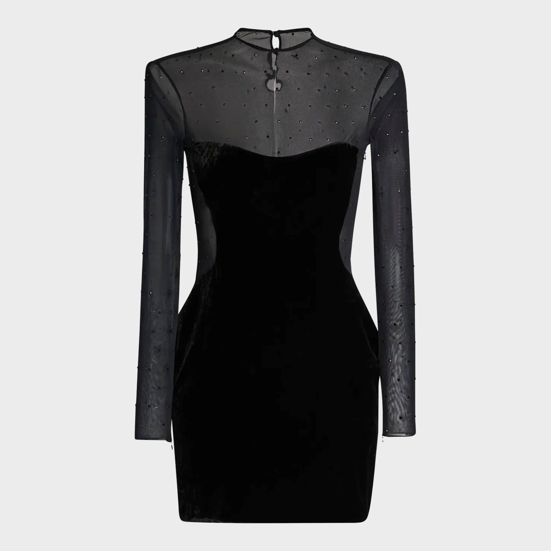Retrofete Delmer Velvet Dress - Black
