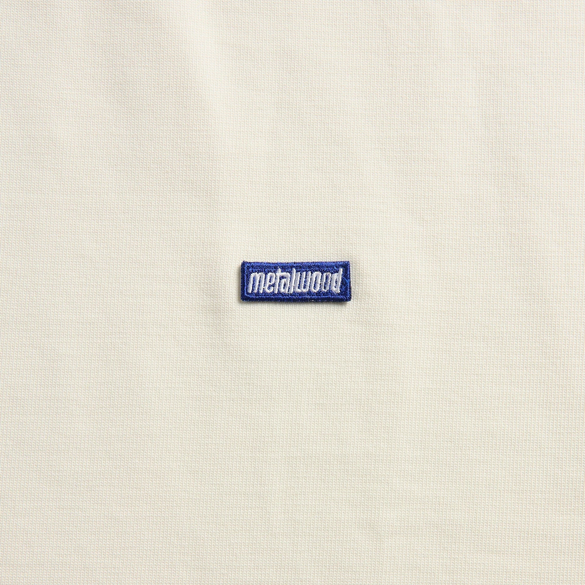 Metalwood Heavyweight Mini Metal Logo Tee - White