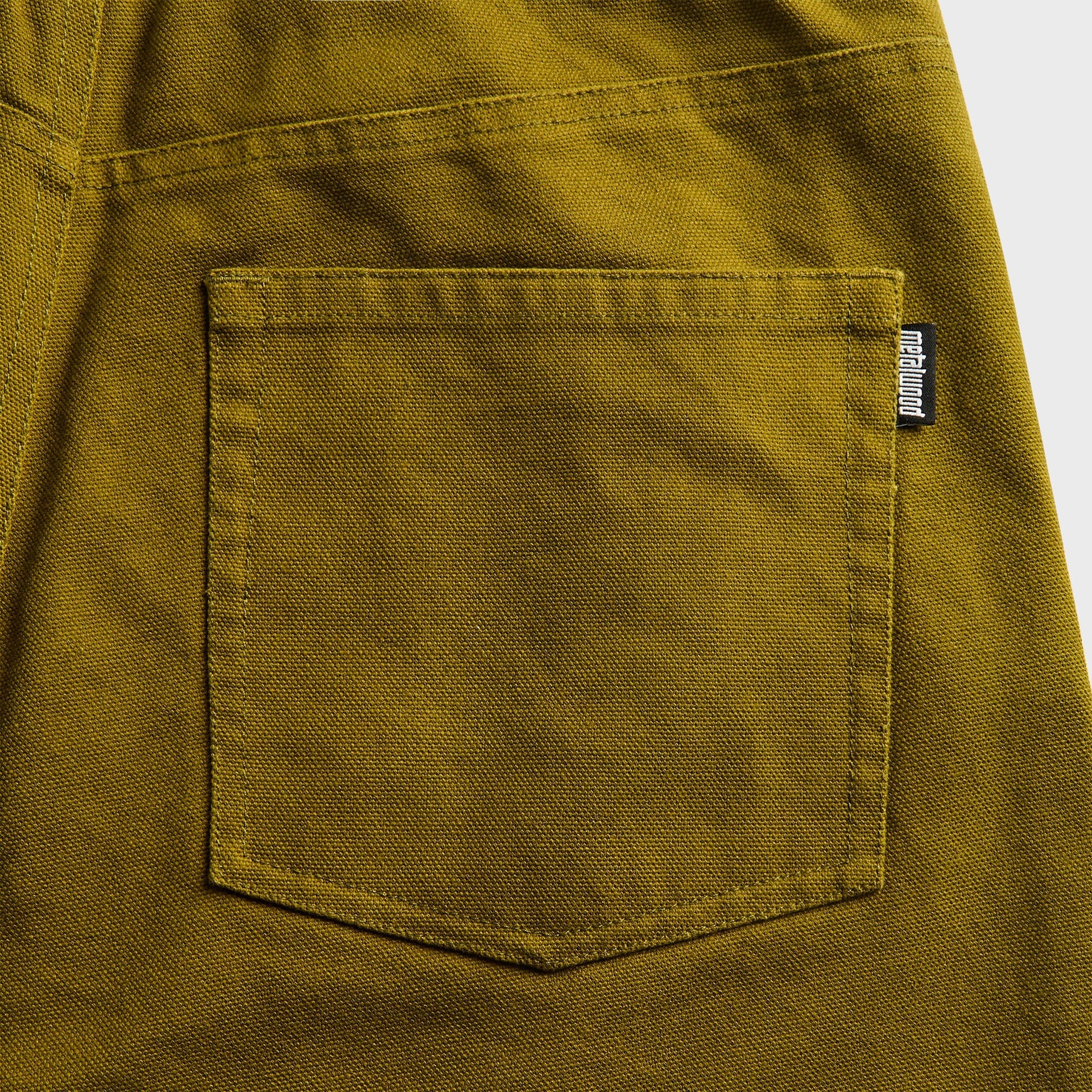 Metalwood Canvas Short - Sulfur