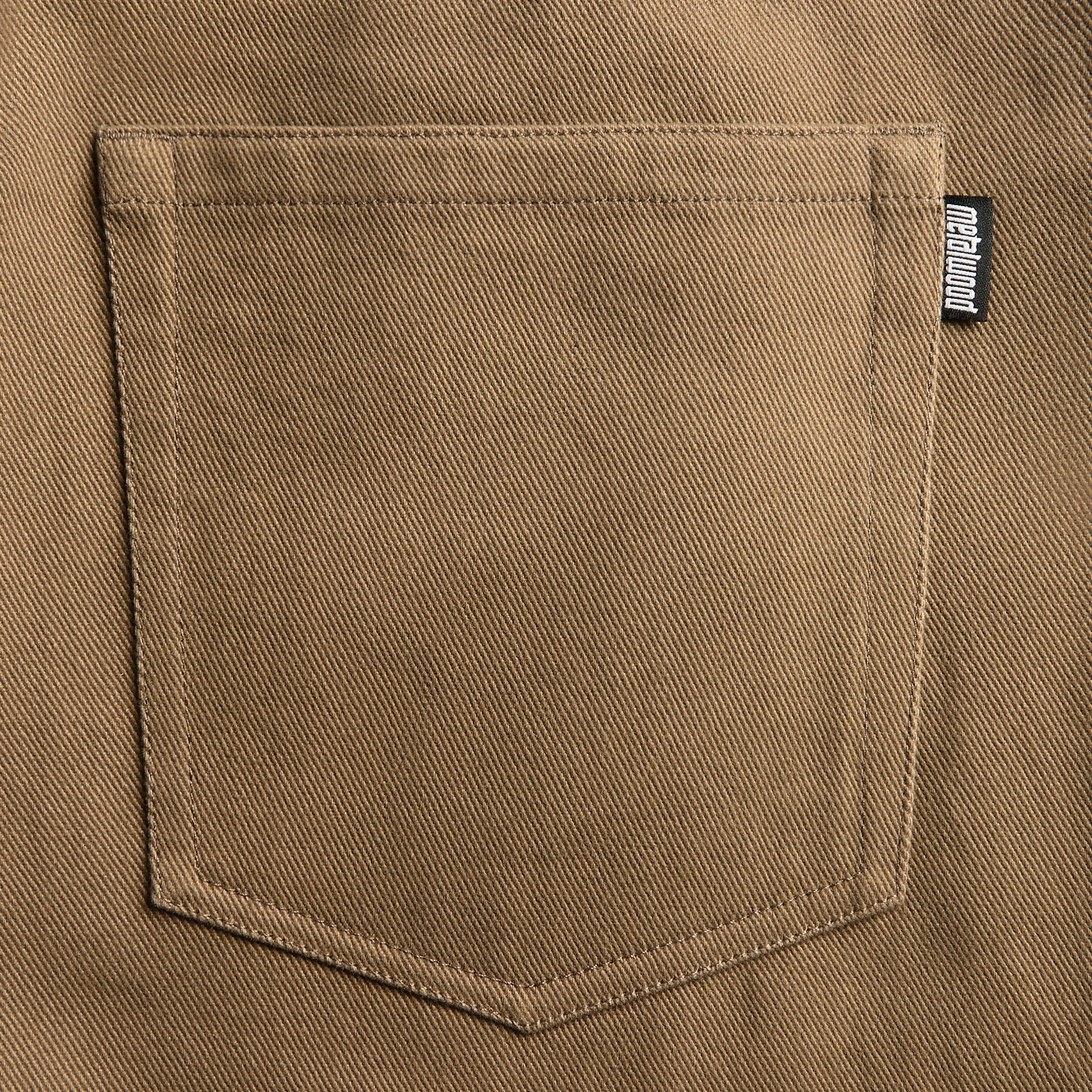Metalwood Five-Pocket Twill Pant - Brown
