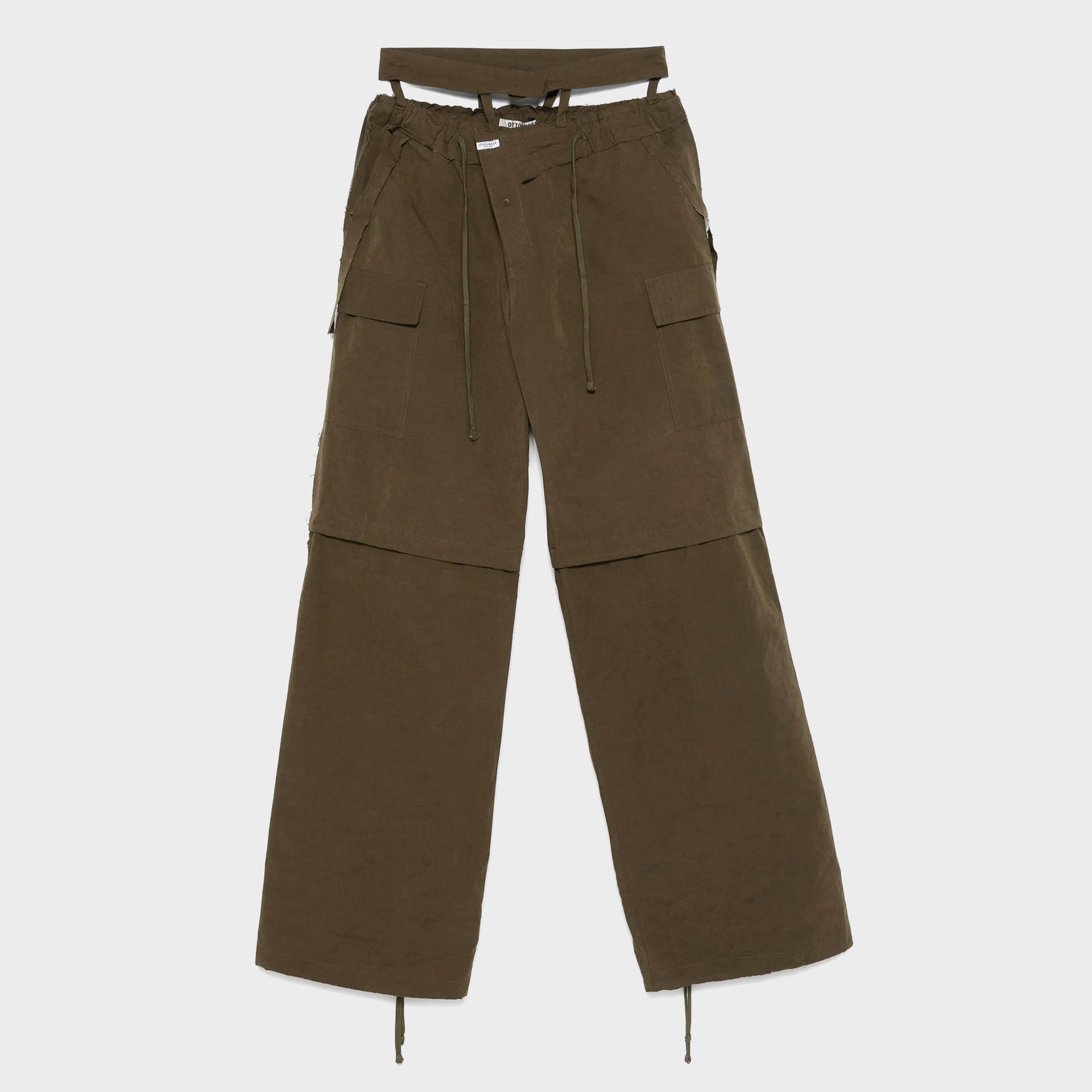 Ottolinger Baggy Cargo Pants - Khaki Green