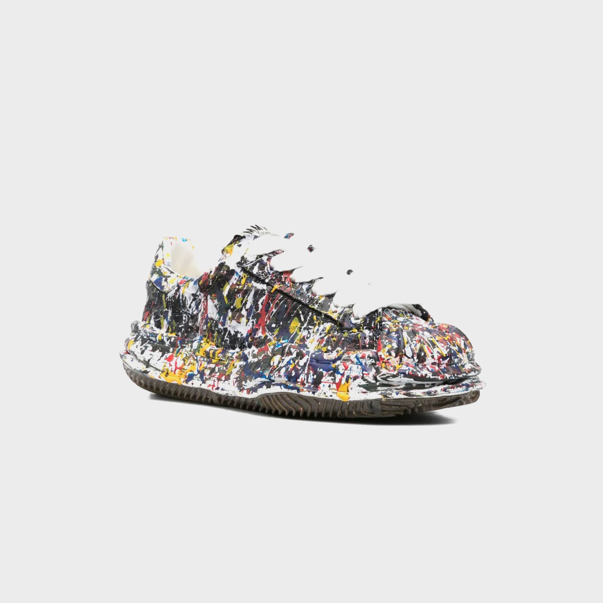 Mihara Yasuhiro Blakey Original Sole Sputtering Canvas Low