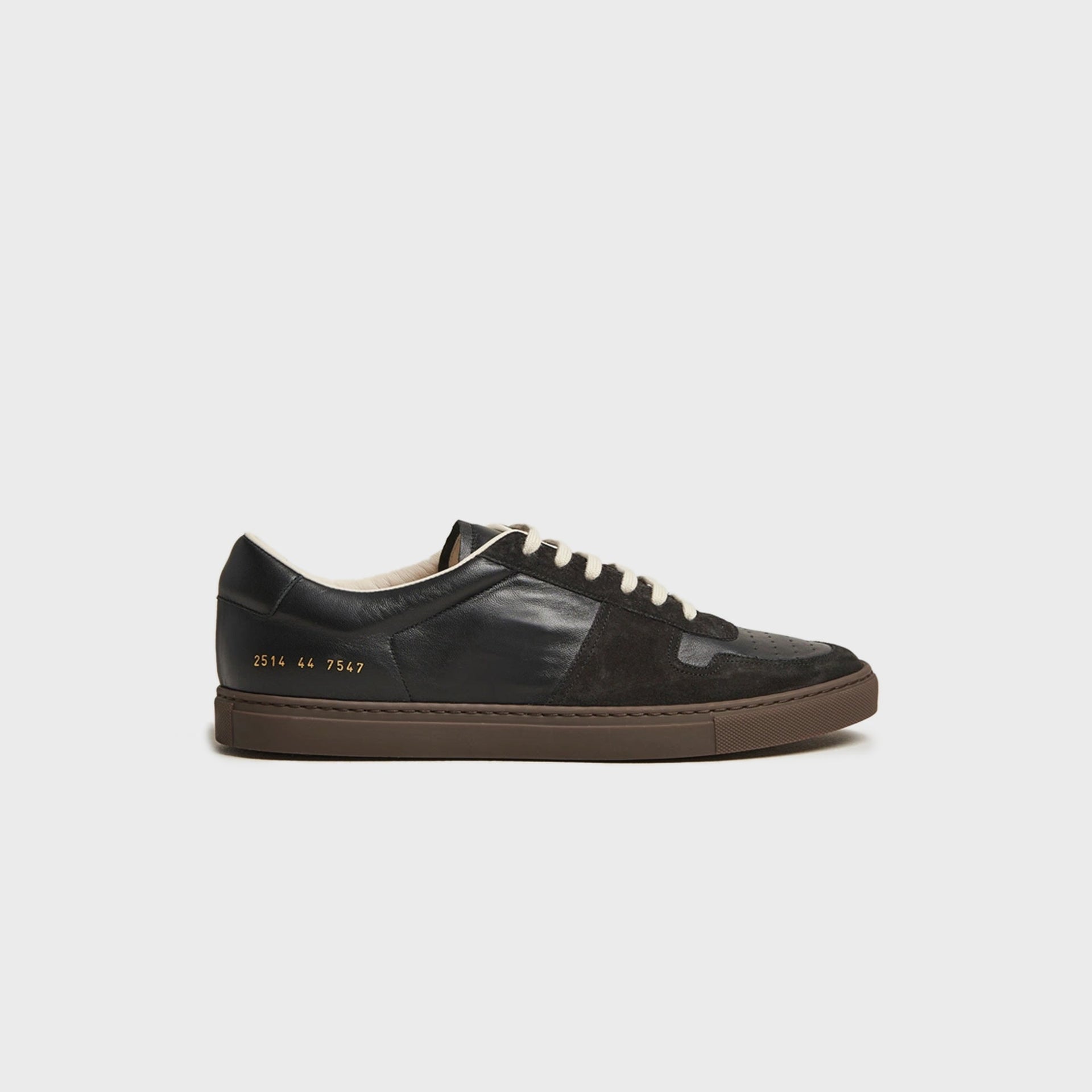 Common Projects BBall Slim Gum Brown Sole - Black