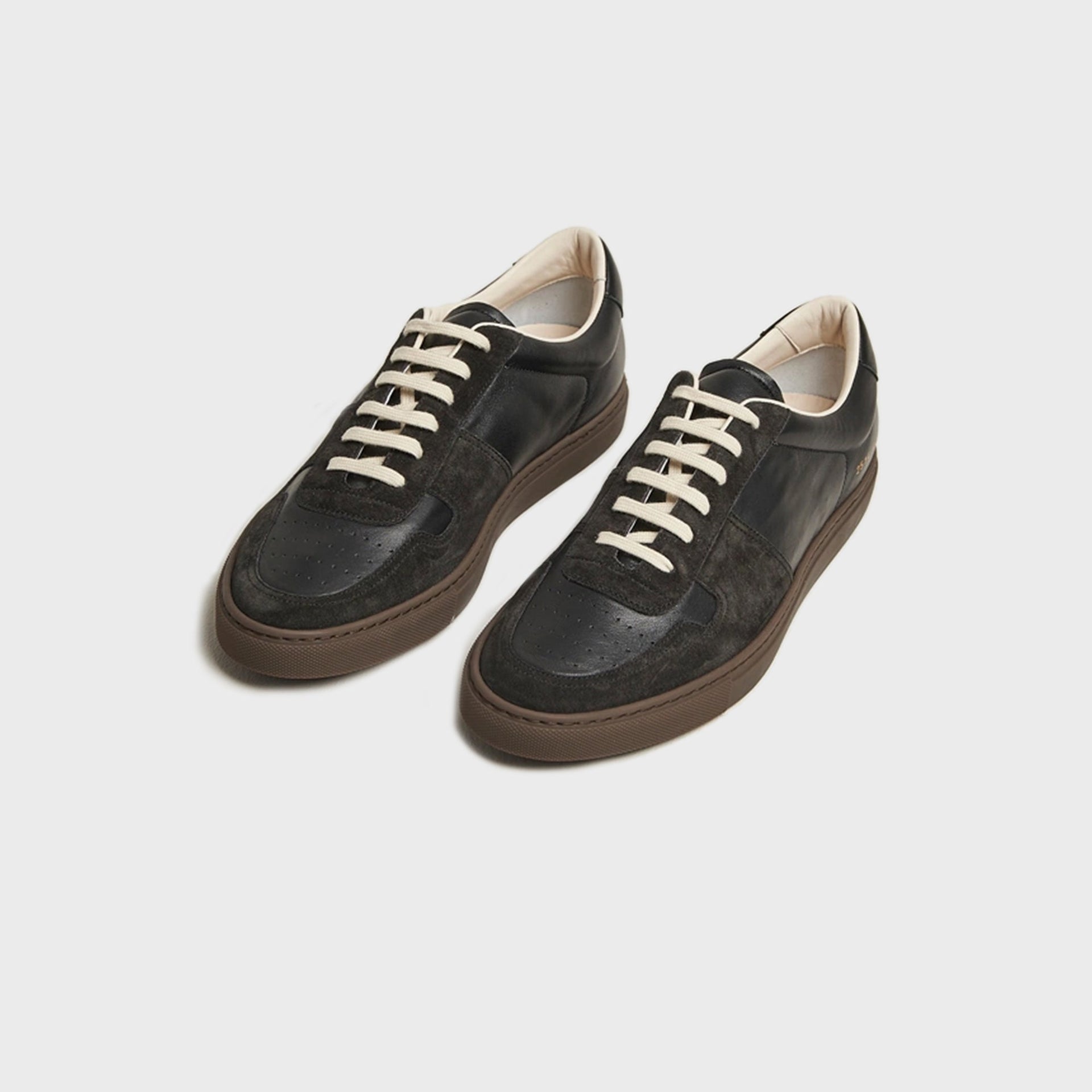 Common Projects BBall Slim Gum Brown Sole - Black