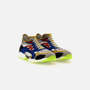 Marni Sneakers - New Jacquard Blue / White / Red