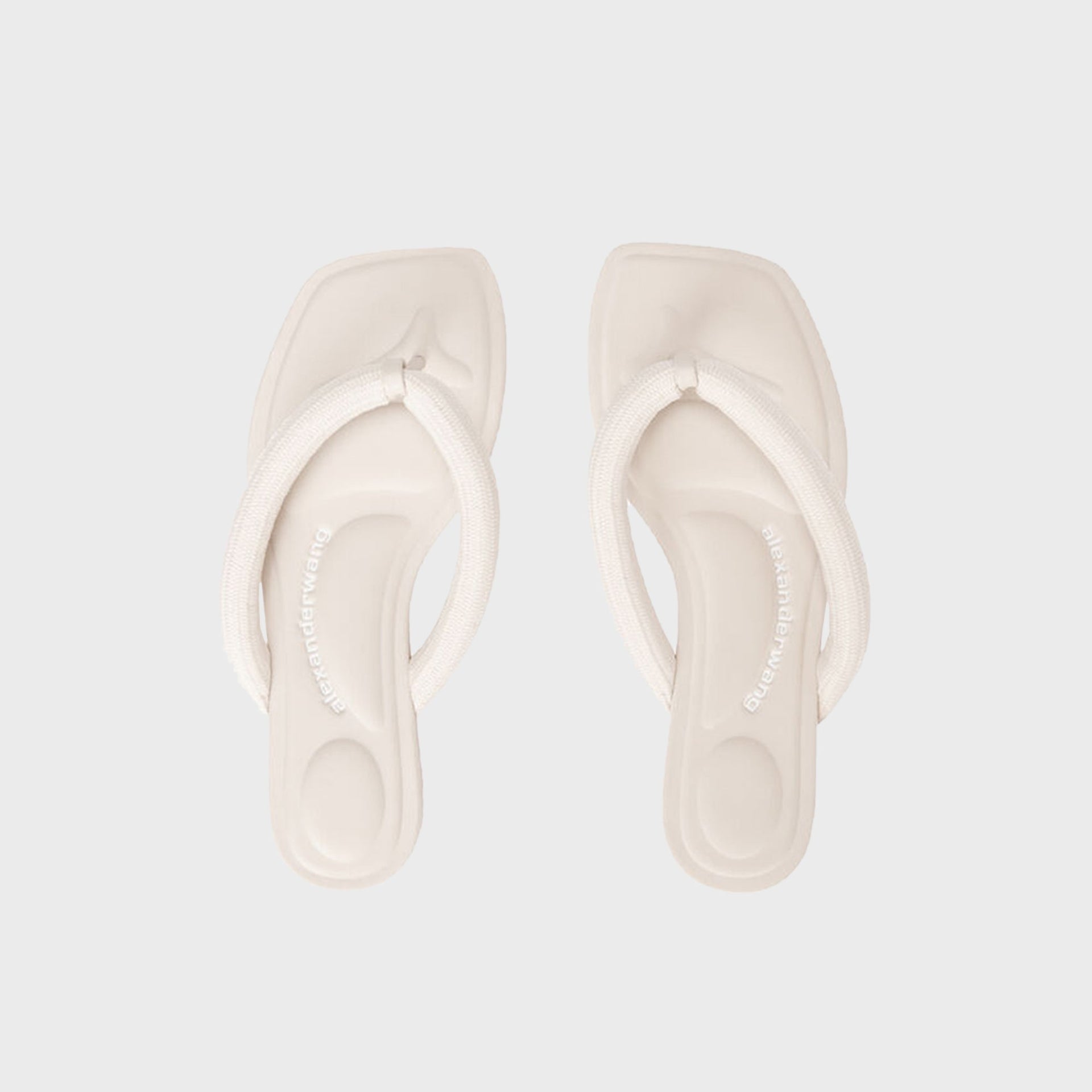 Alexander Wang Jenna Tubular Flat Thong Sandal - Vanilla