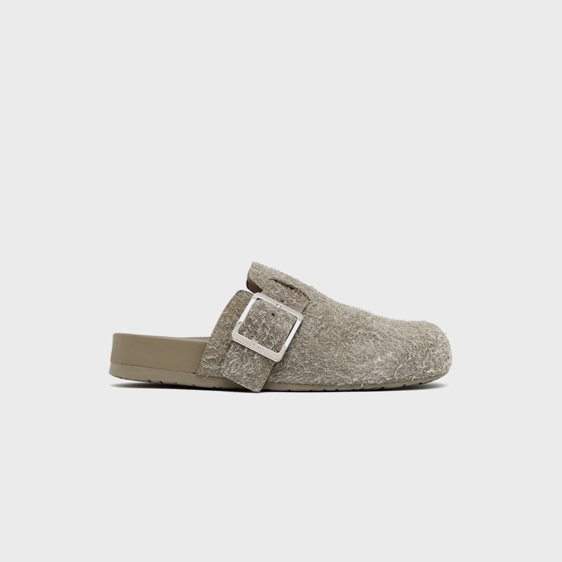 Loewe Ease Buckle Mule - Khaki Green