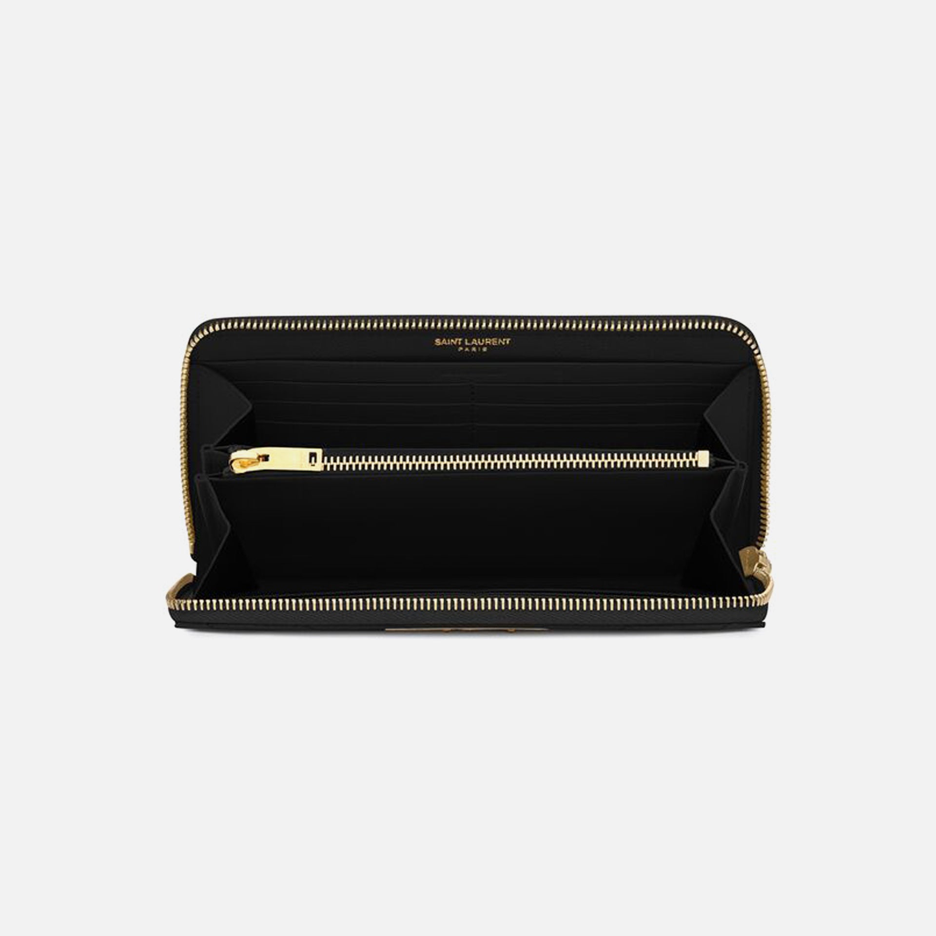 Saint Laurent YSL (117Y) Mono Wallet - Nero