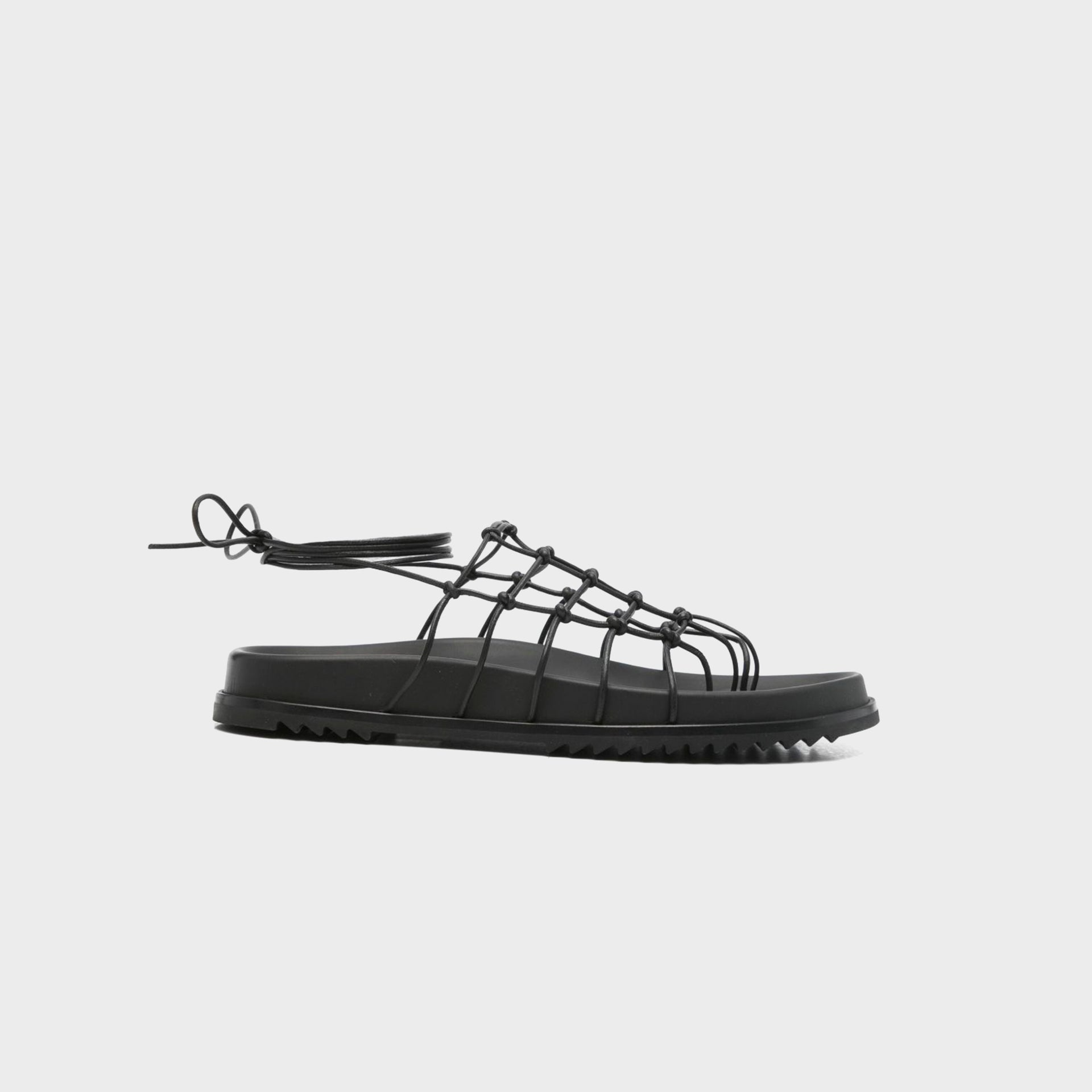 Rick Owens Web Granola Sandali - Pelle Black