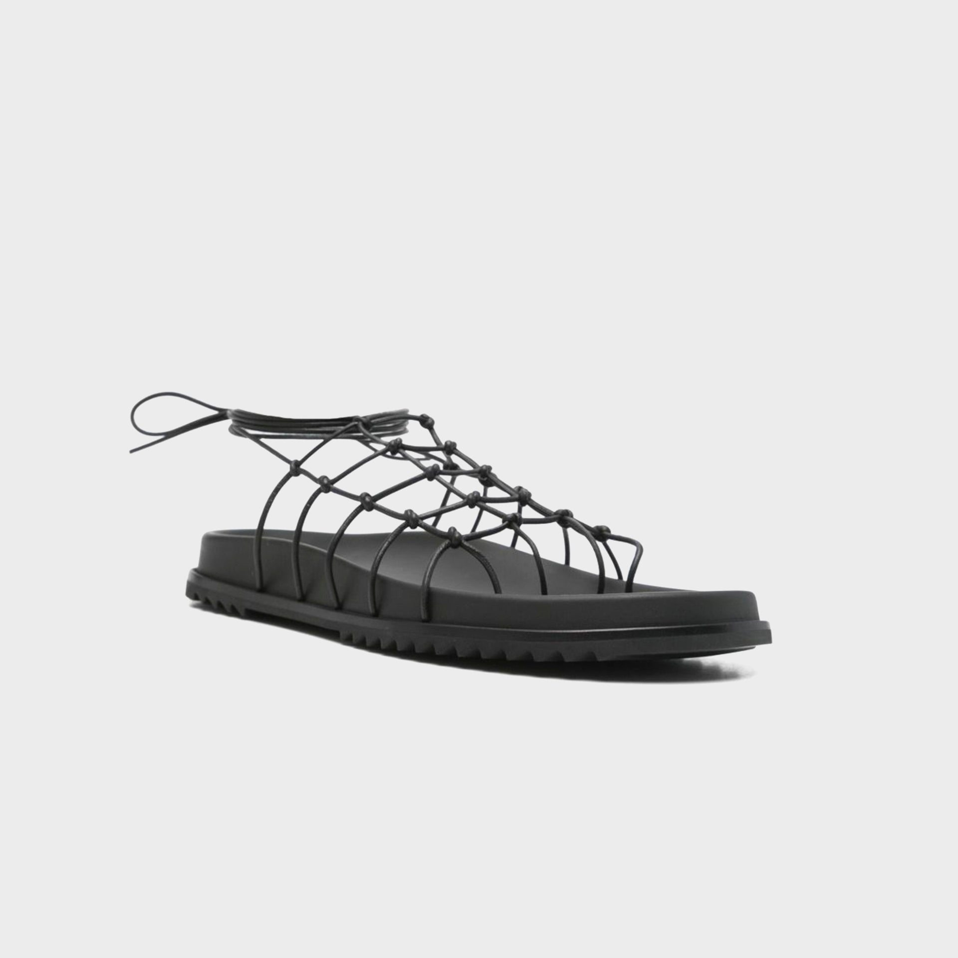 Rick Owens Web Granola Sandali - Pelle Black
