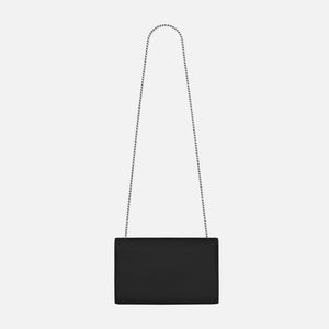 Saint Laurent YSL Kate M Bag Silver Hardware - Nero