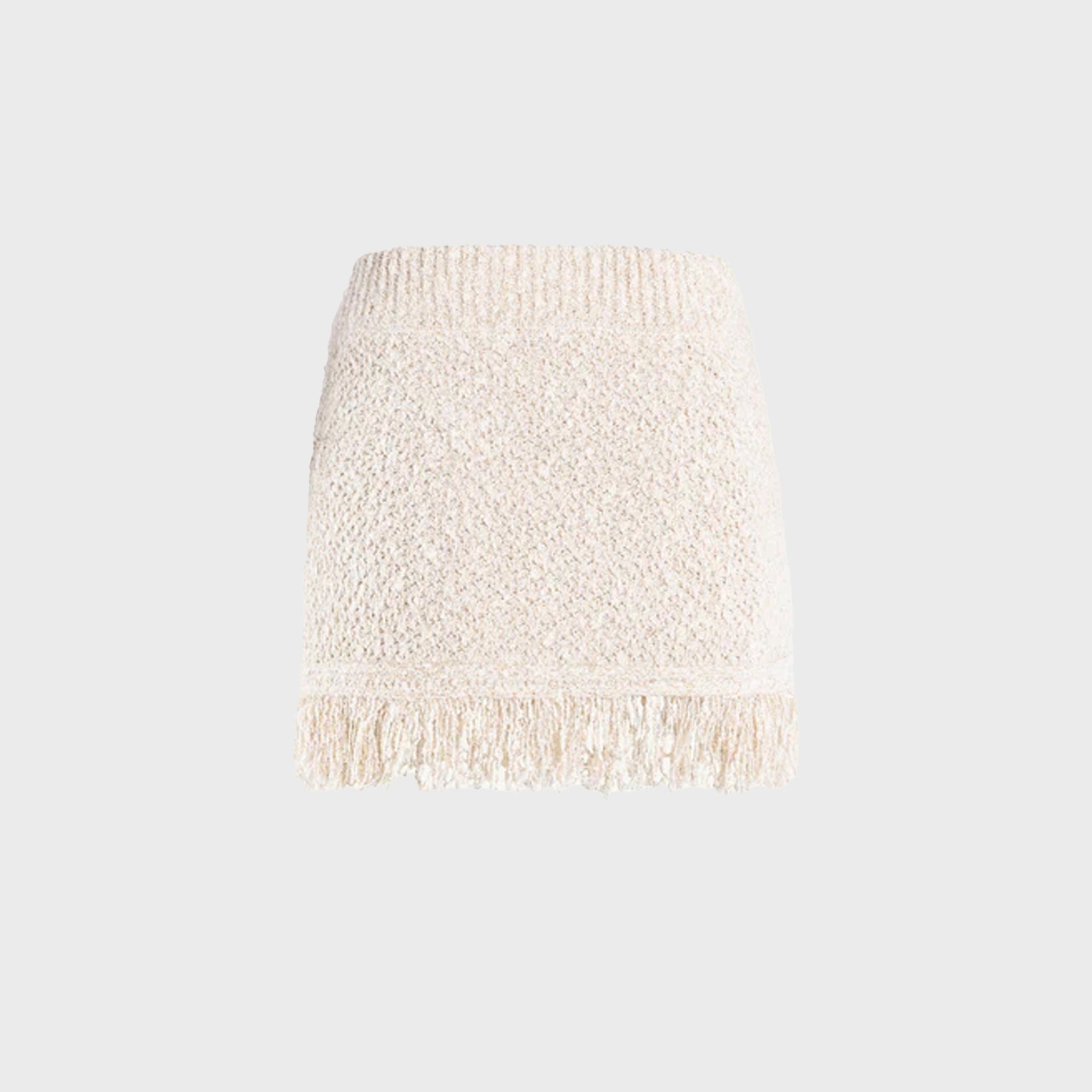 Asta Resort Angelina Button Mini Skirt - Snow