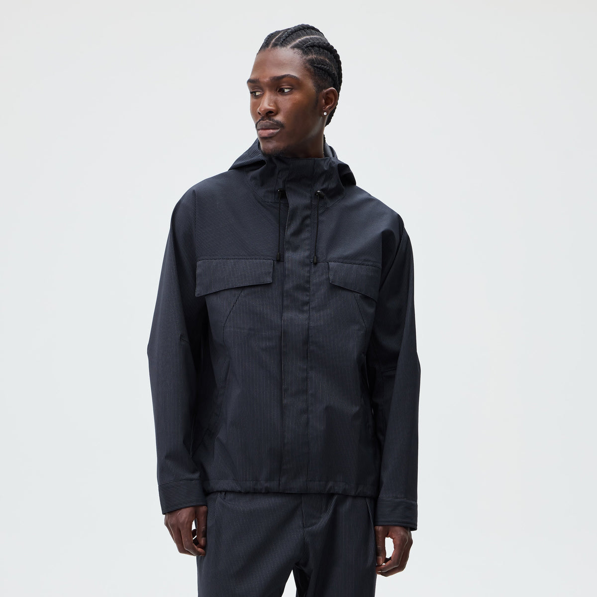 &Kin Tropical Wool Gael Parka - Nocturnal