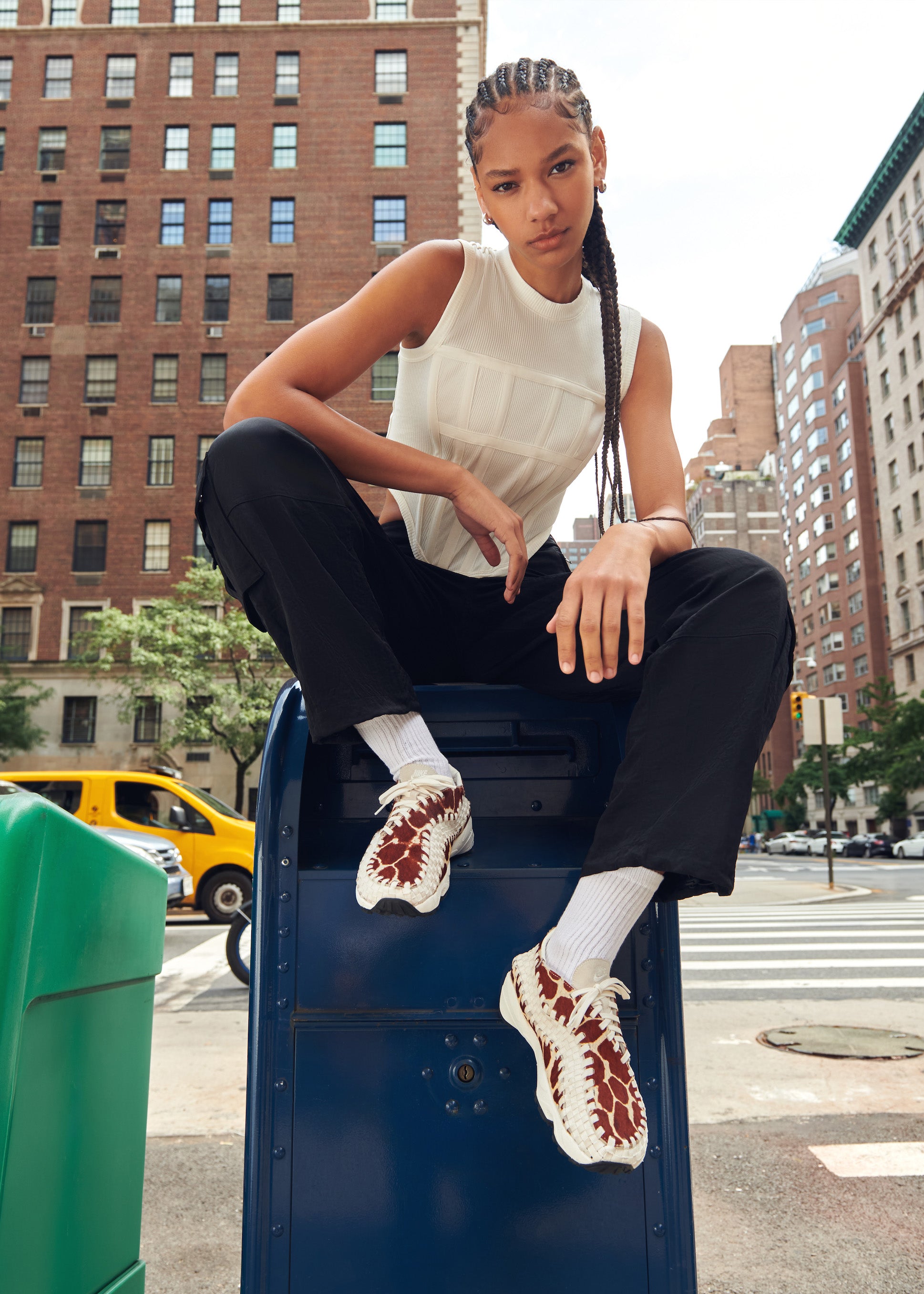 Kith Editorial for Nike WMNS Air Footscape Woven “Cow Print”