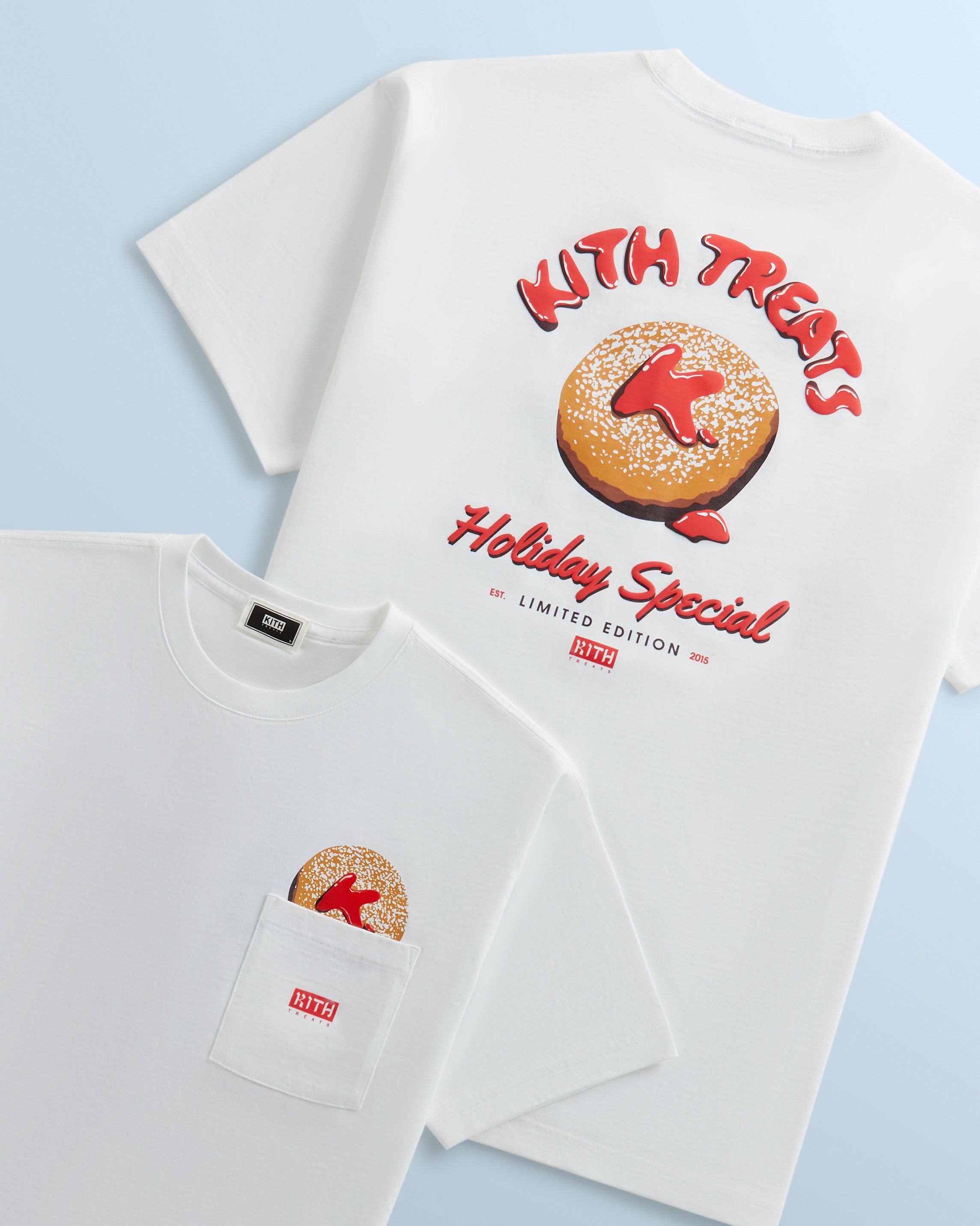 KITH キス Treats Jelly Doughnut Pocket コットン Tシャツ Treats Jelly Doughnut – Kith