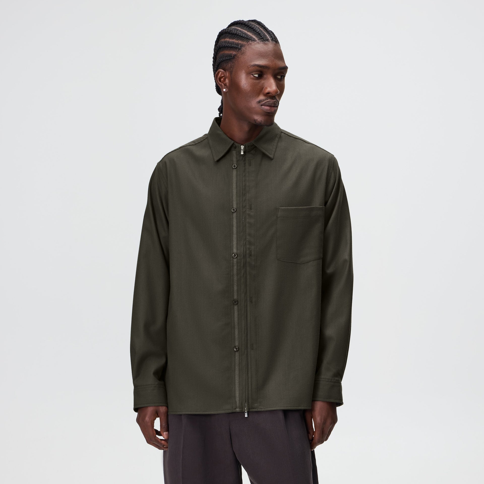 Kith Flannel Lorcan Shirt - Cypress