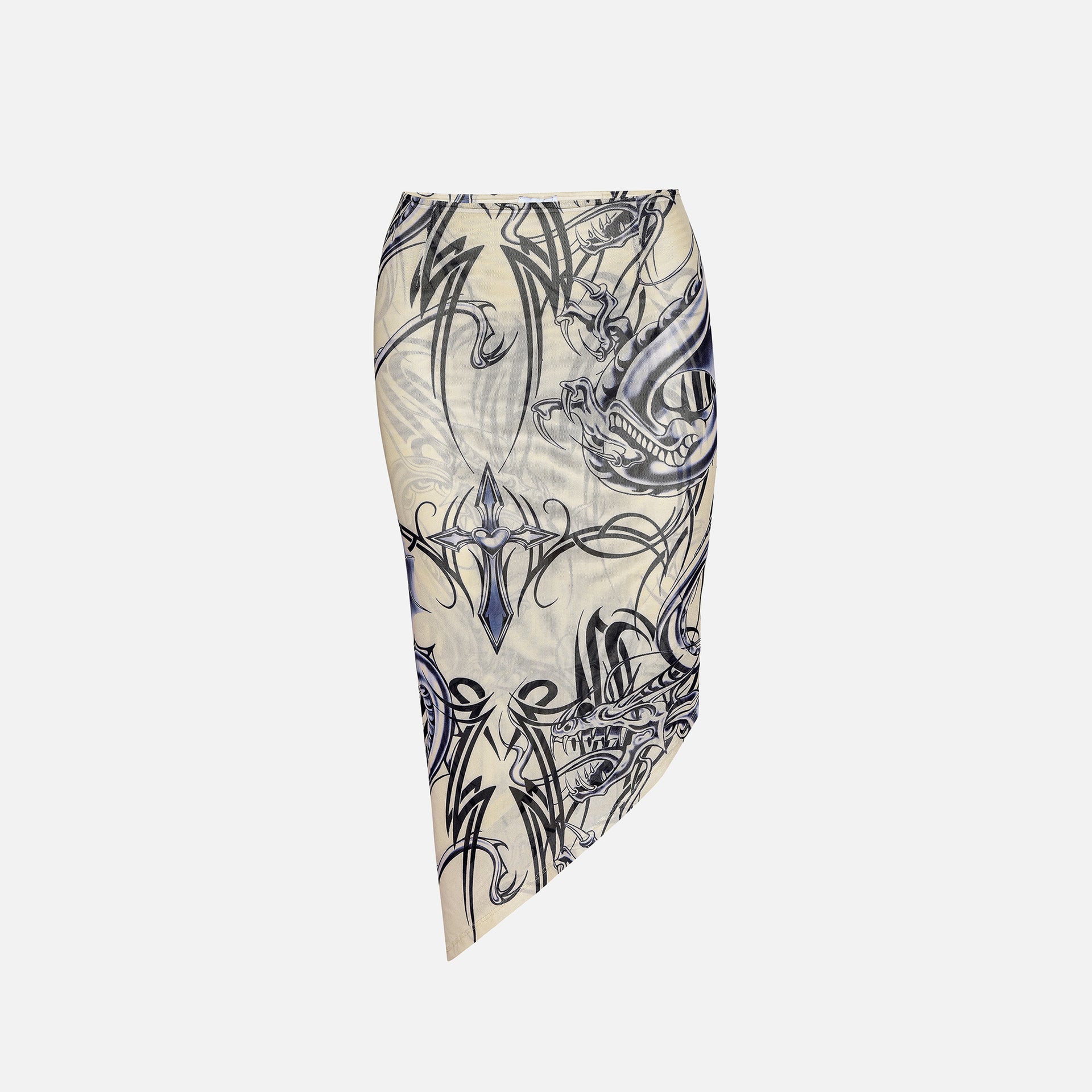 Miaou Vero Skirt - Tattoo Black