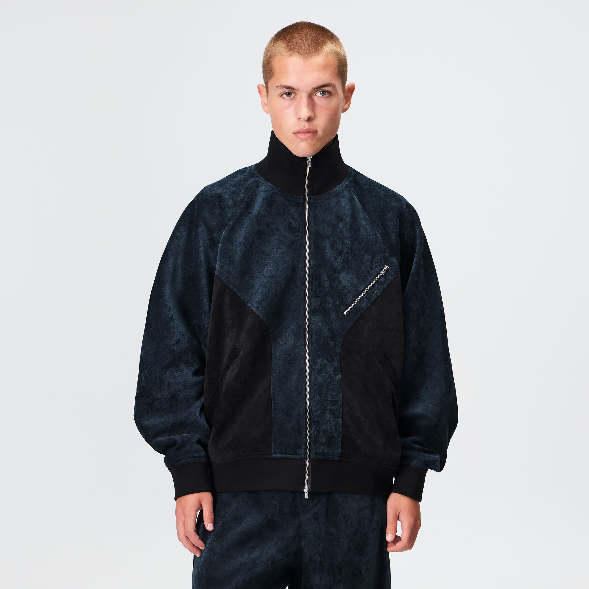 Kith Sueded Velour William Track Jacket - Nocturnal
