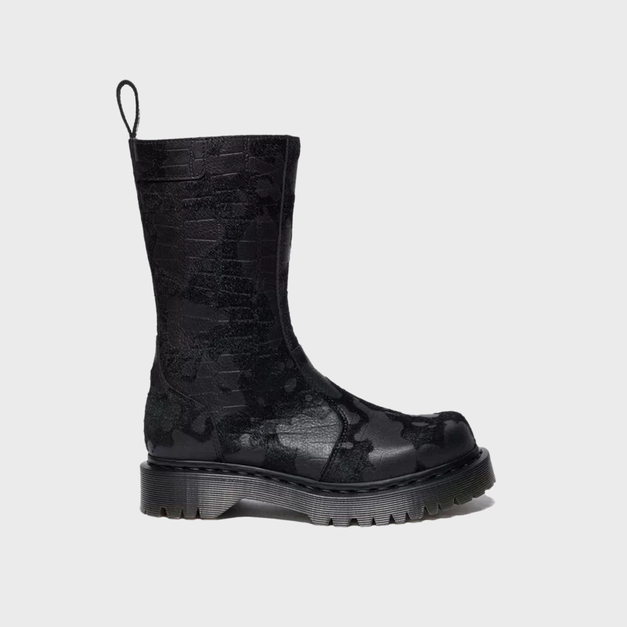 Dr. Martens x Rick Owens DRKSHDW Quad Sole Steel Toe Boot - Black