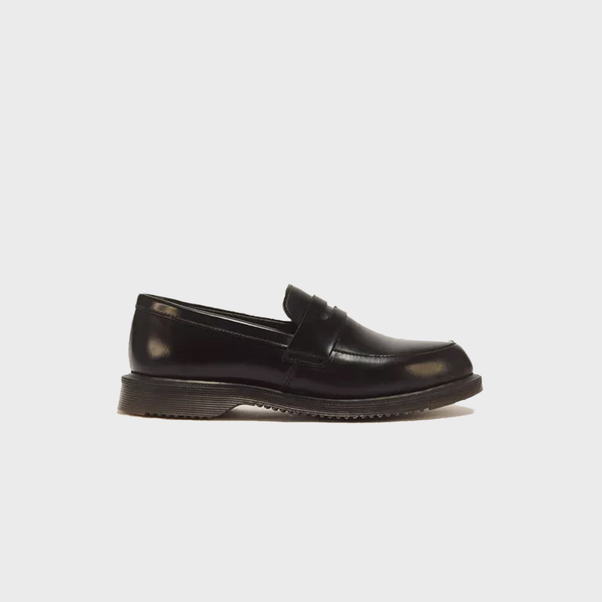 Dr. Martens WMNS Temara Polished Smooth Leather Loafers - Black