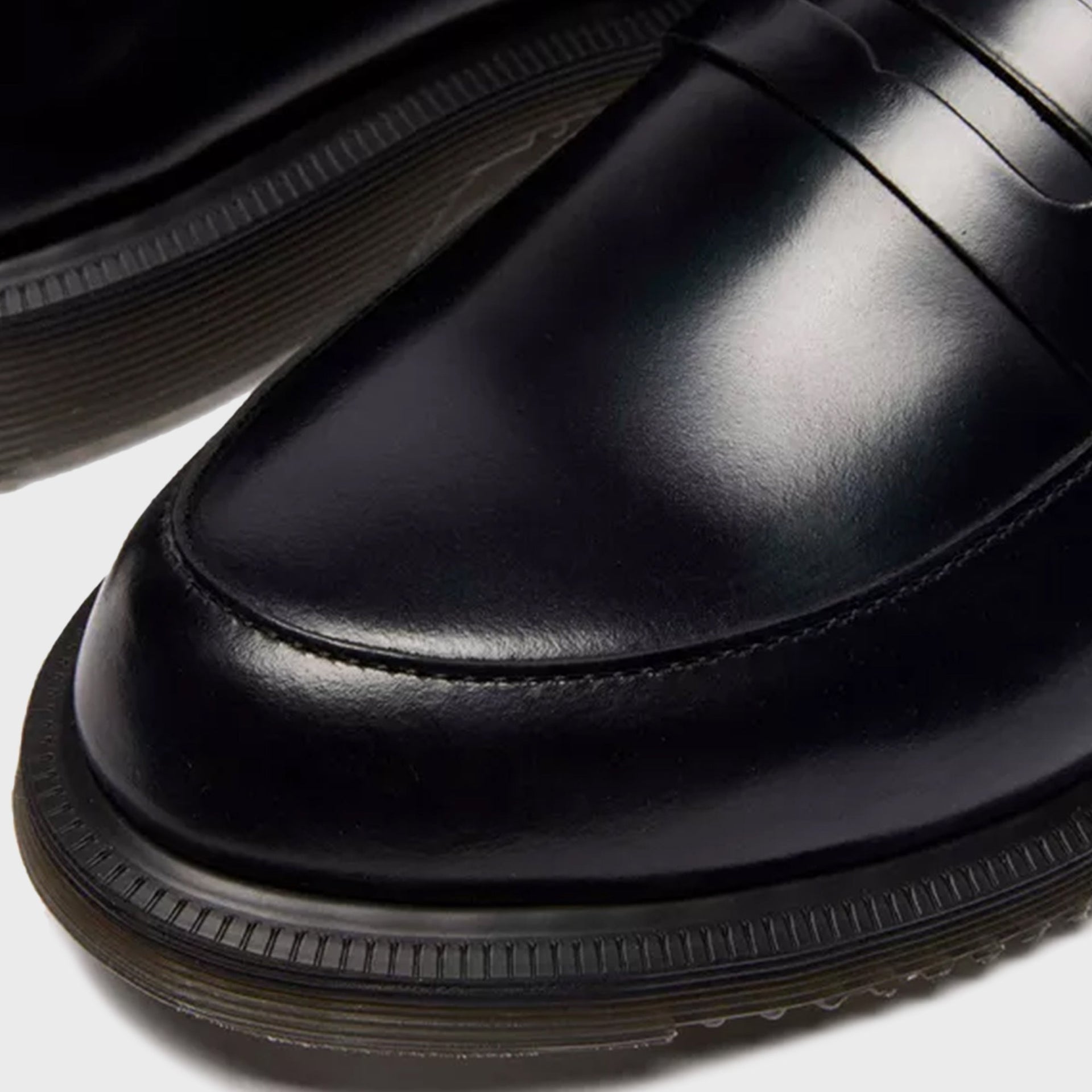 Dr. Martens WMNS Temara Polished Smooth Leather Loafers - Black