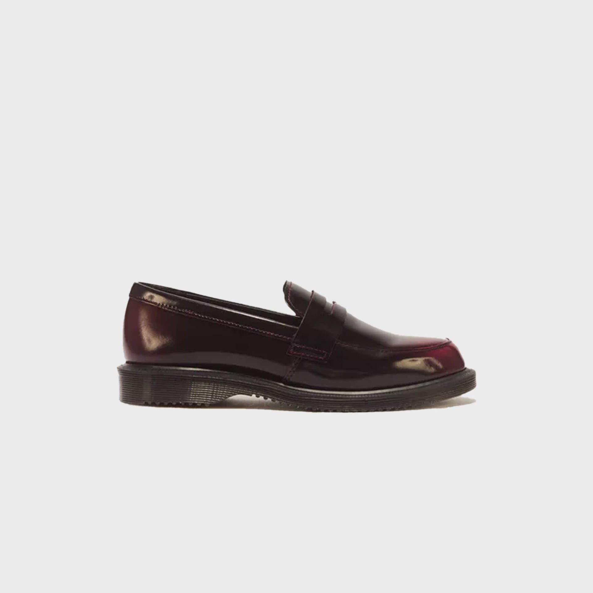 Dr. Martens WMNS Temara Arcadia Leather Loafer - Cherry Red