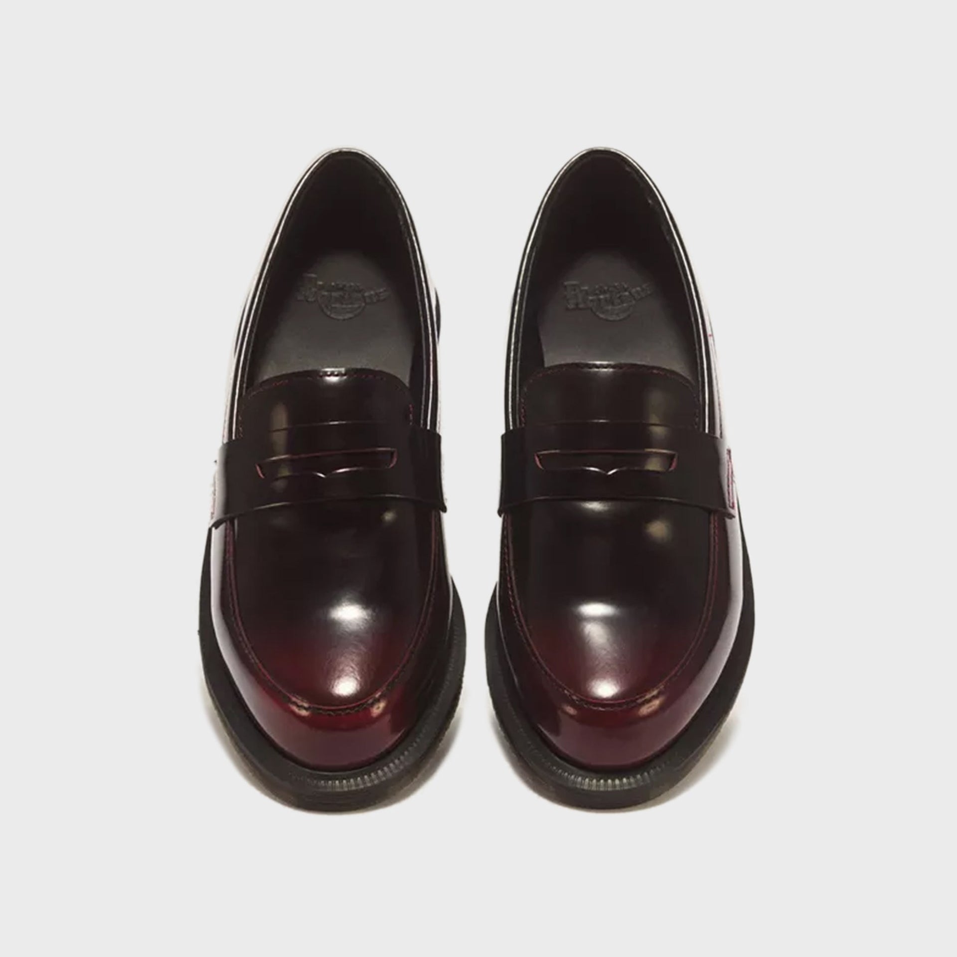 Dr. Martens WMNS Temara Arcadia Leather Loafer - Cherry Red