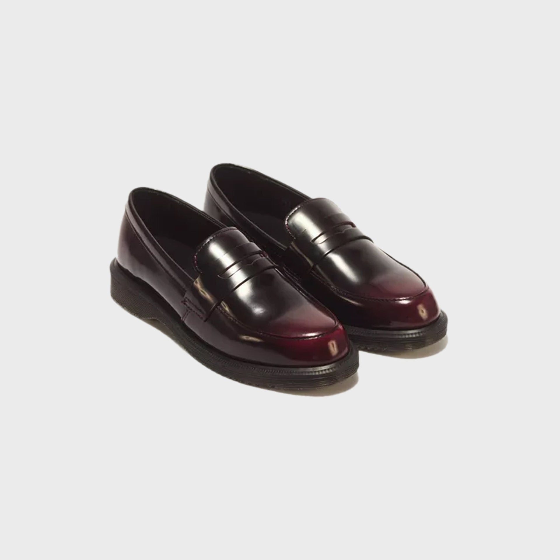 Dr. Martens WMNS Temara Arcadia Leather Loafer - Cherry Red