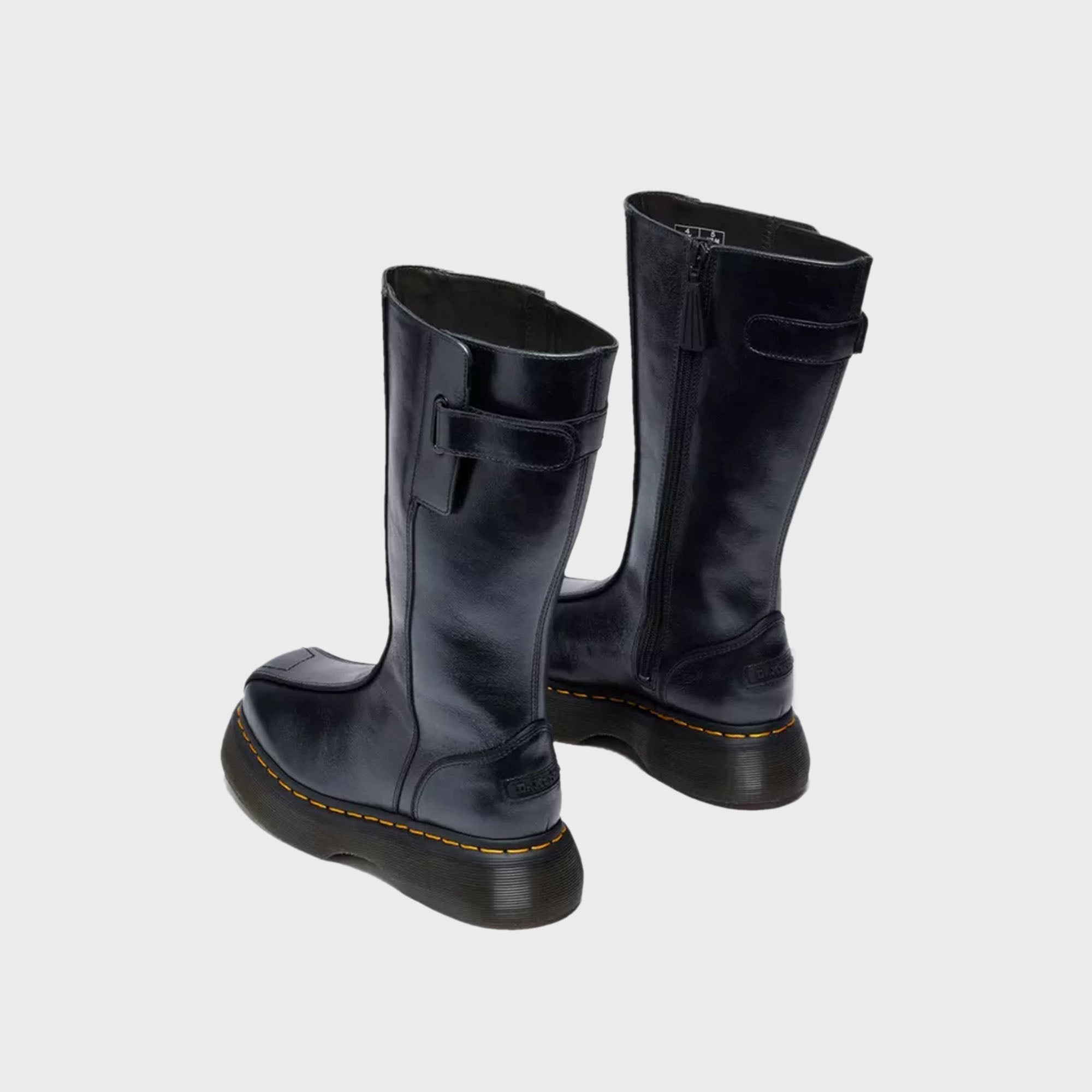 Dr. Martens Buzz Hi Tall Eclipse Leather Boots - Black – Kith