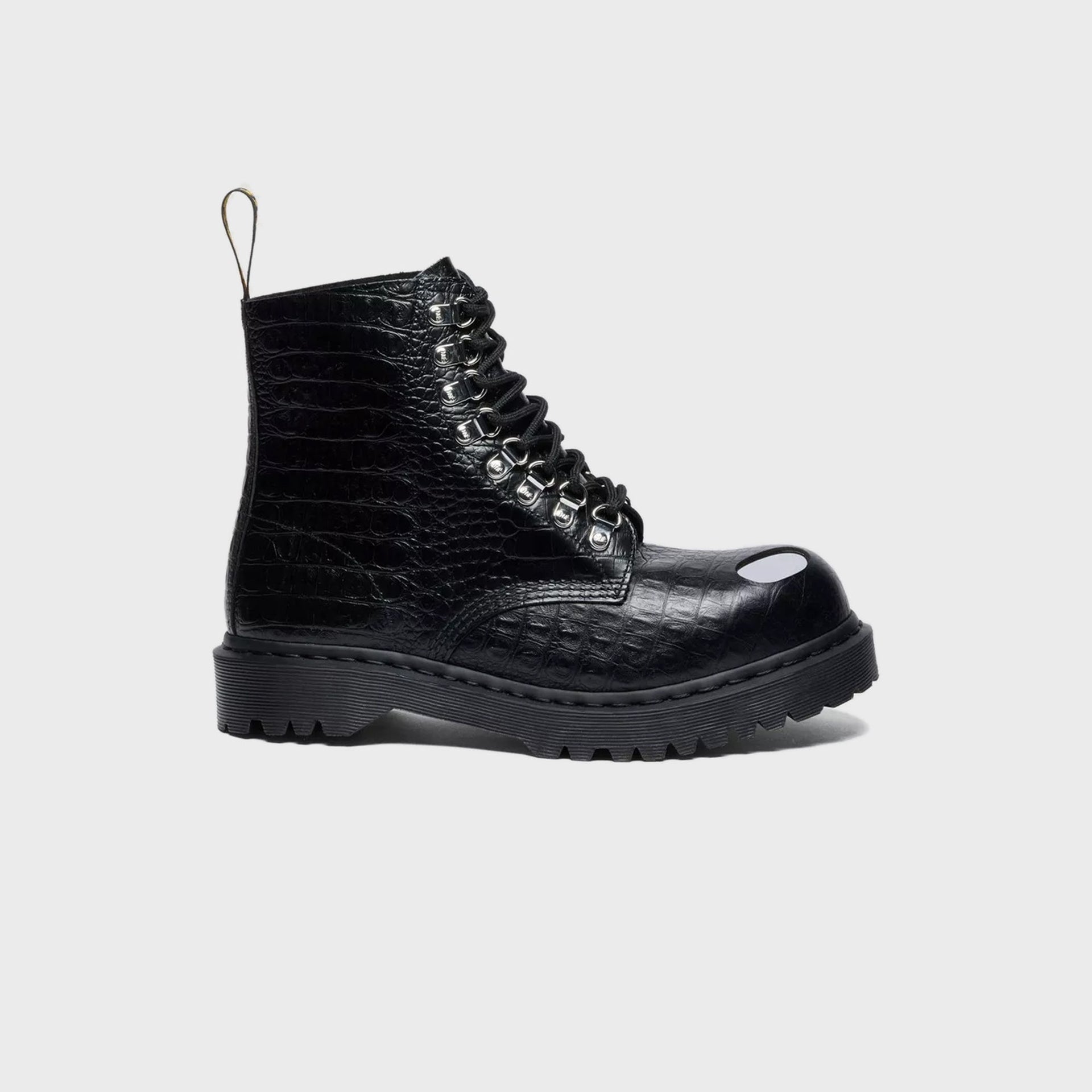 DR. MARTENS Analine Croc Emboss 1460 Pascal - Black