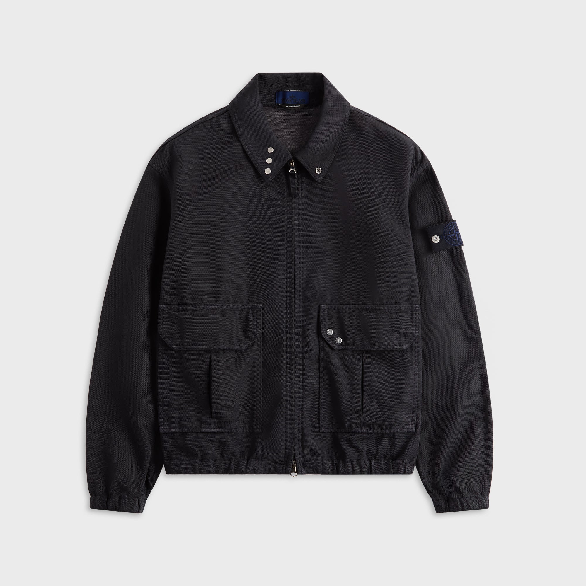 Stone Island Denim Research Coach Jacket - Navy Blue – Kith