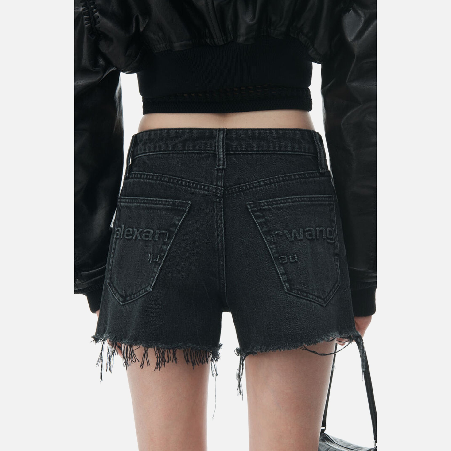 T by Alexander Wang Bite Short - Aged Black