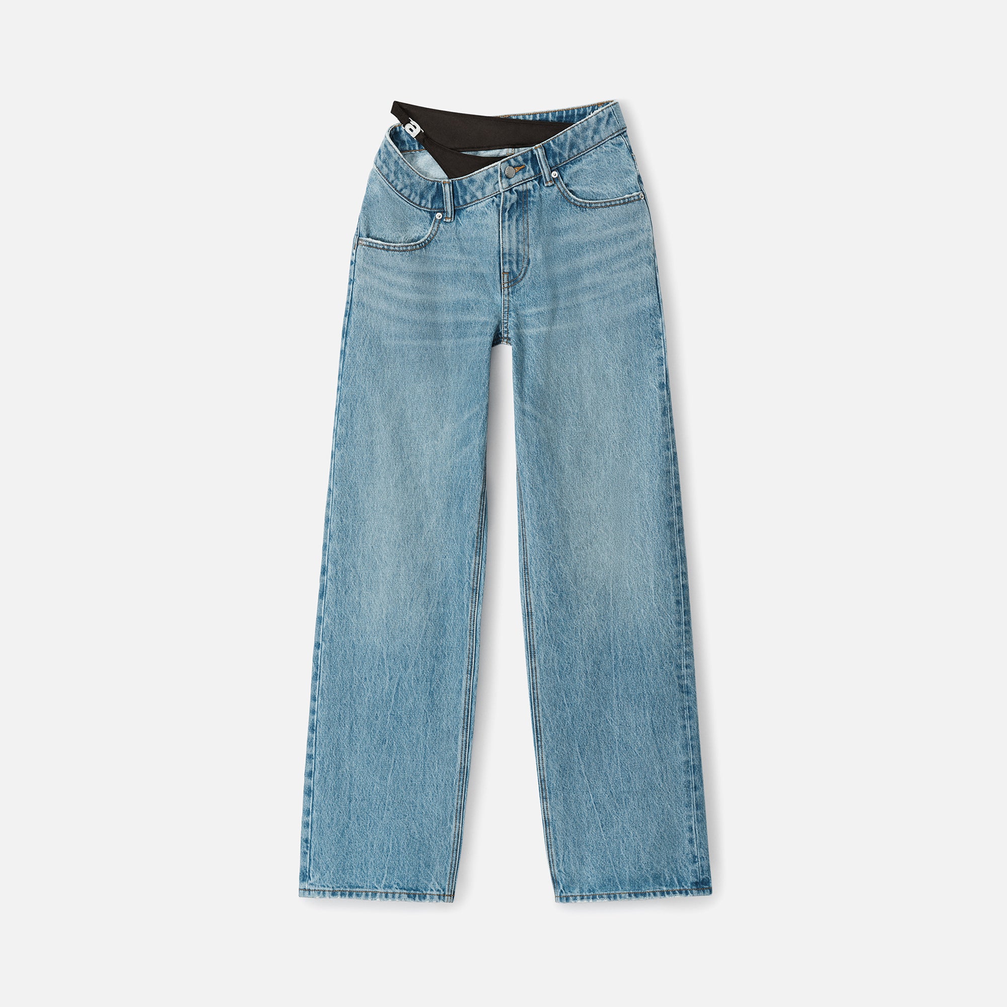 T by Alexander Wang Asymmetric Waistband Jean with Bikini