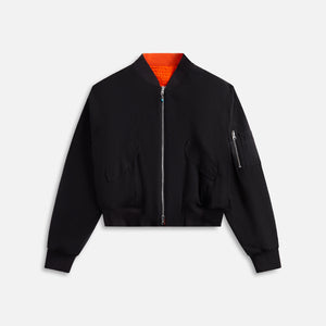 4S Designs Cropped MA1 Bomber - Black