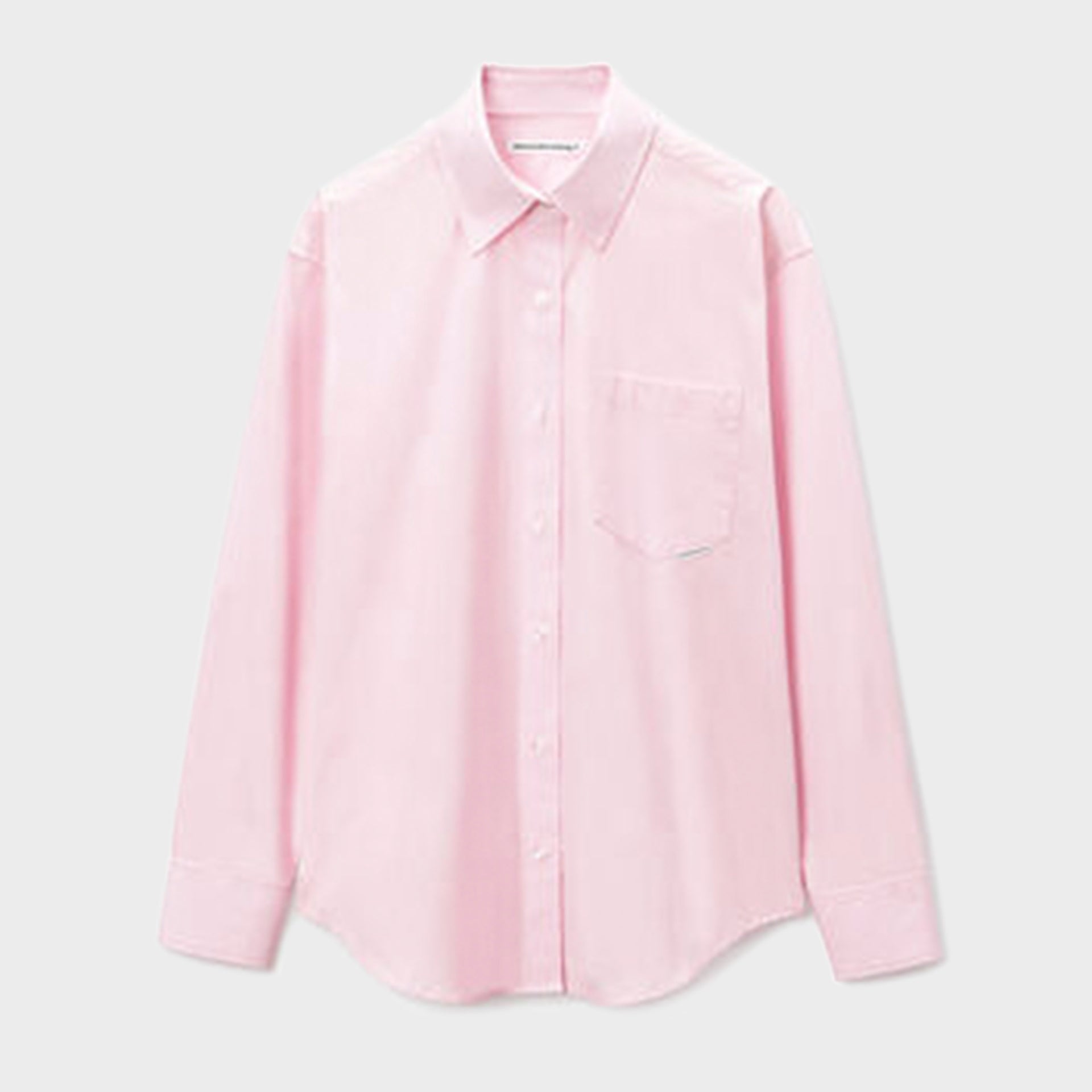 T by Alexander Wang Oversized Boyfriend Shirt - Pink