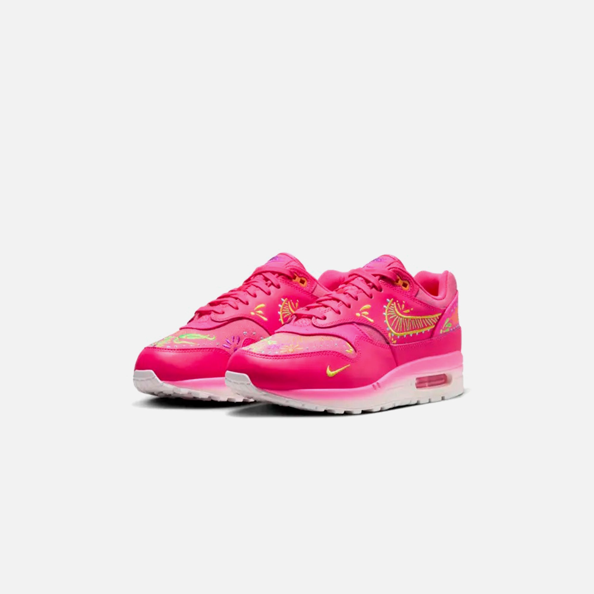 nike air max pink green yellow
