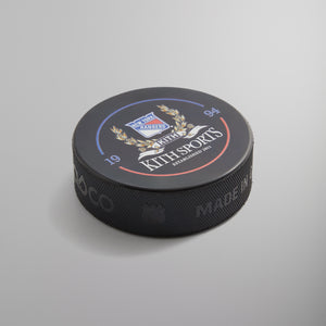 Kith & the New York Rangers for Inglasco Official Game Hockey Puck