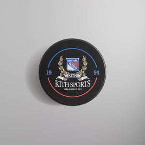 Kith & the New York Rangers for Inglasco Official Game Hockey Puck PH