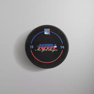 Kith & the New York Rangers for Inglasco Official Game Hockey Puck